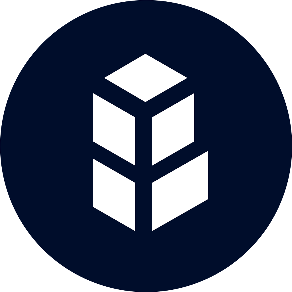 Bancor coin cercle logotype, transparent .png, medium, large