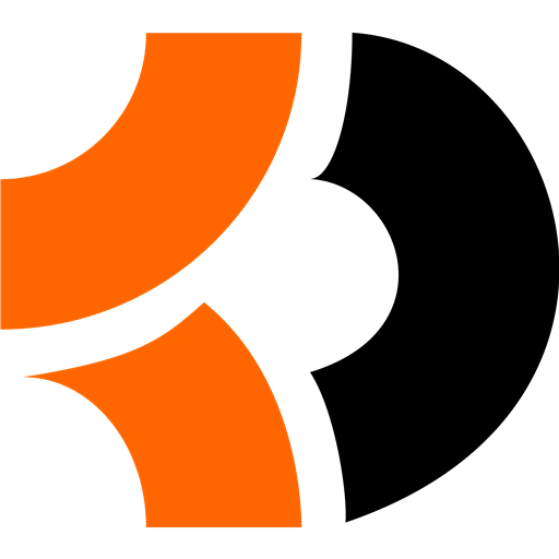 Bitcoindark orange logo SVG logo