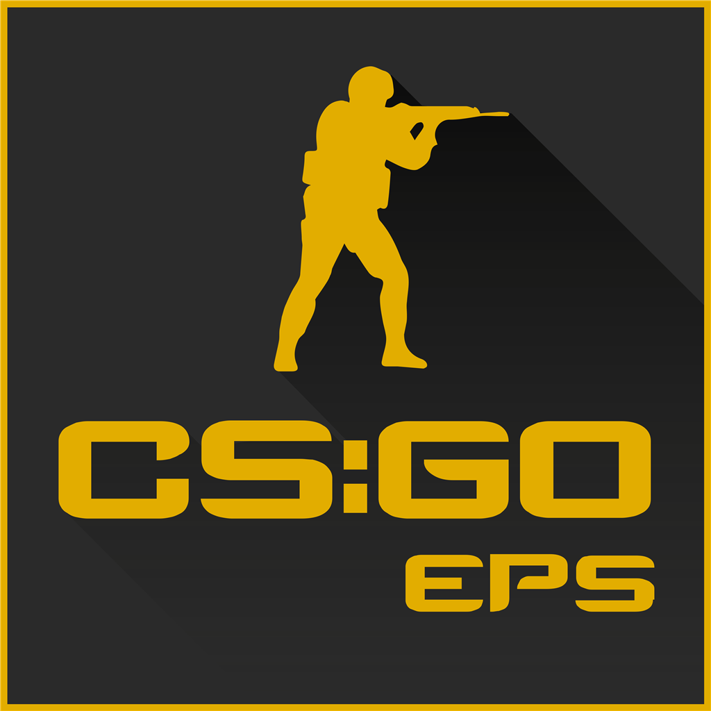 CSGO logotype, transparent .png, medium, large