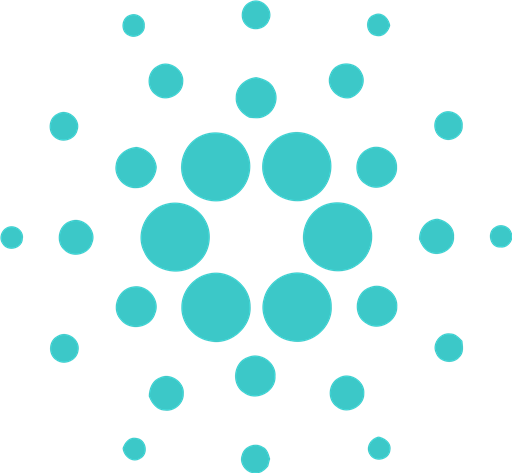 Cardano coin logo SVG logo