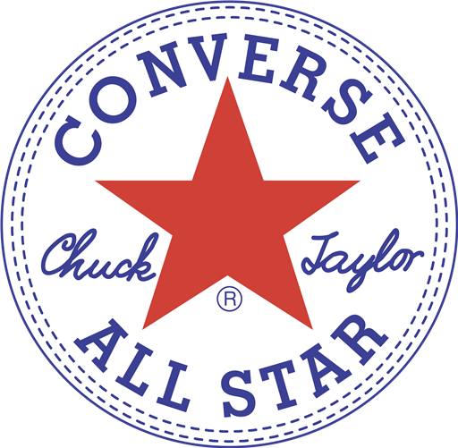 Converse All Star white logo SVG logo