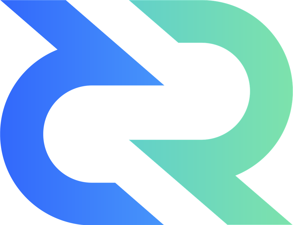 Decred coin logotype, transparent .png, medium, large