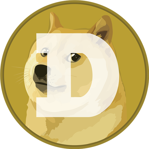 DogeCoin dog logo SVG logo