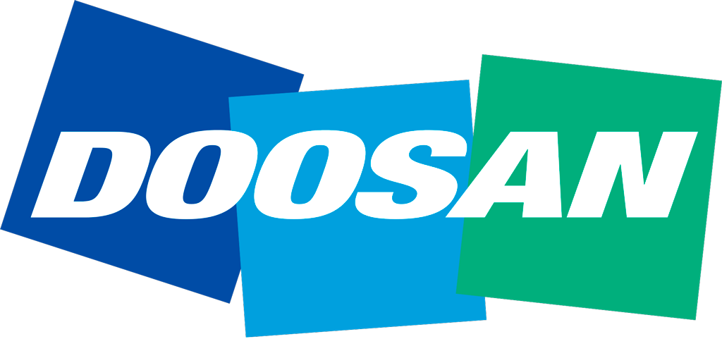 Doosan logotype, transparent .png, medium, large