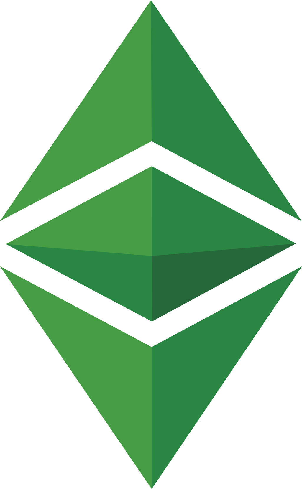 Ethereum coin classic logo SVG logo