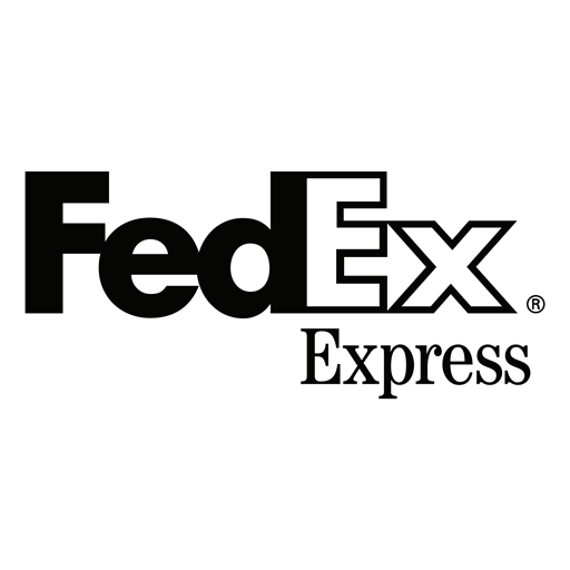 FedEx Express white logo SVG logo