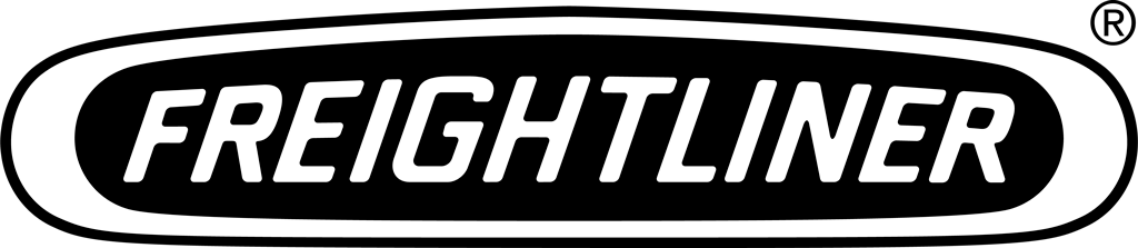 Freightliner trucks logotype, transparent .png, medium, large