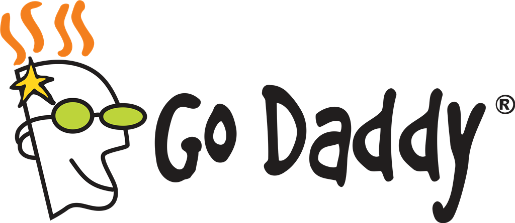 GoDaddy logotype, transparent .png, medium, large