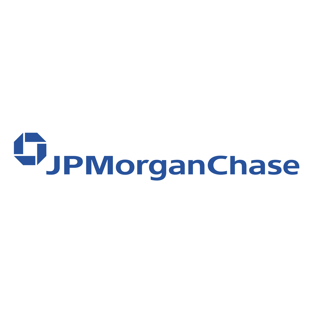 JPMorgan Chase logotype, transparent .png, medium, large