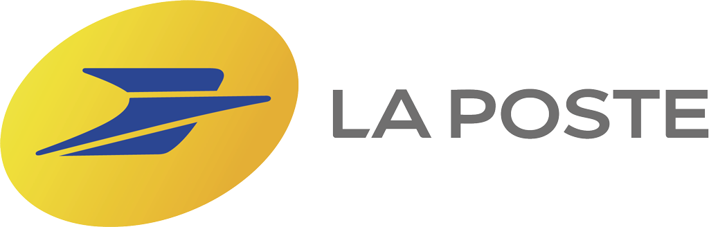 La Poste logotype, transparent .png, medium, large