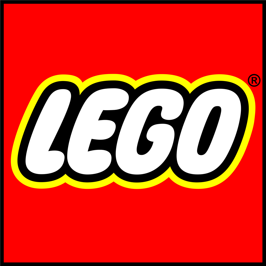 Lego logotype, transparent .png, medium, large