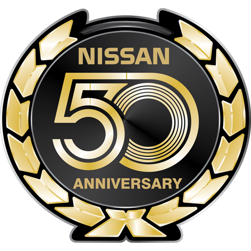 Nissan 50 Anniversary logo SVG logo