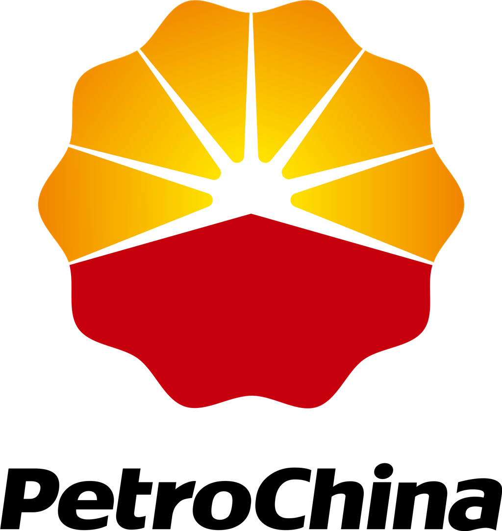 PetroChina logotype, transparent .png, medium, large