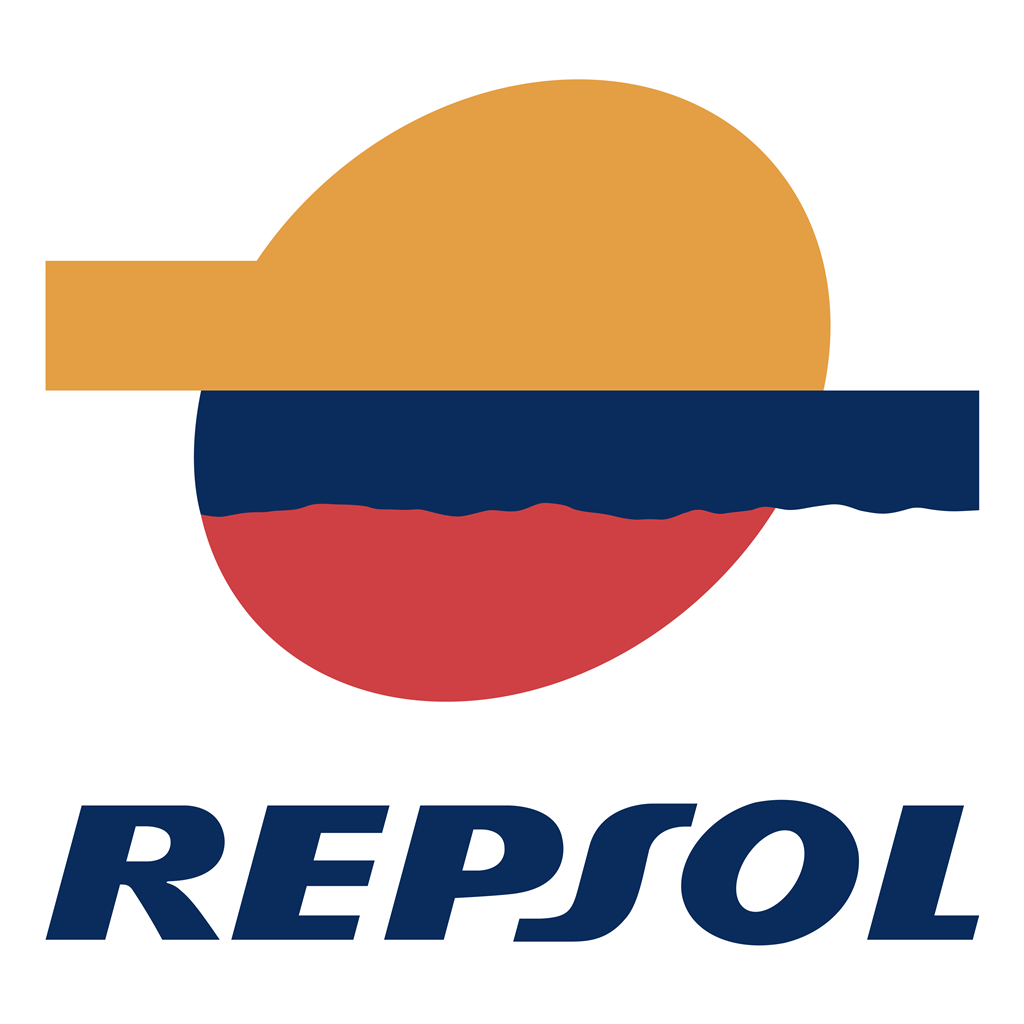 Repsol logotype, transparent .png, medium, large