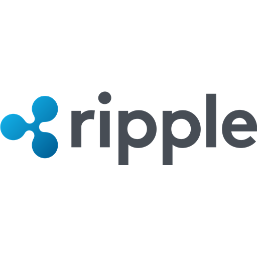 Ripple coin blue logo SVG logo