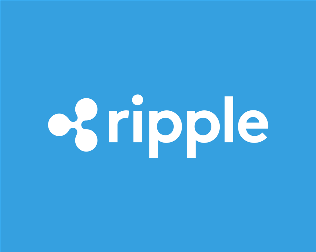 Ripple coin cube logotype, transparent .png, medium, large