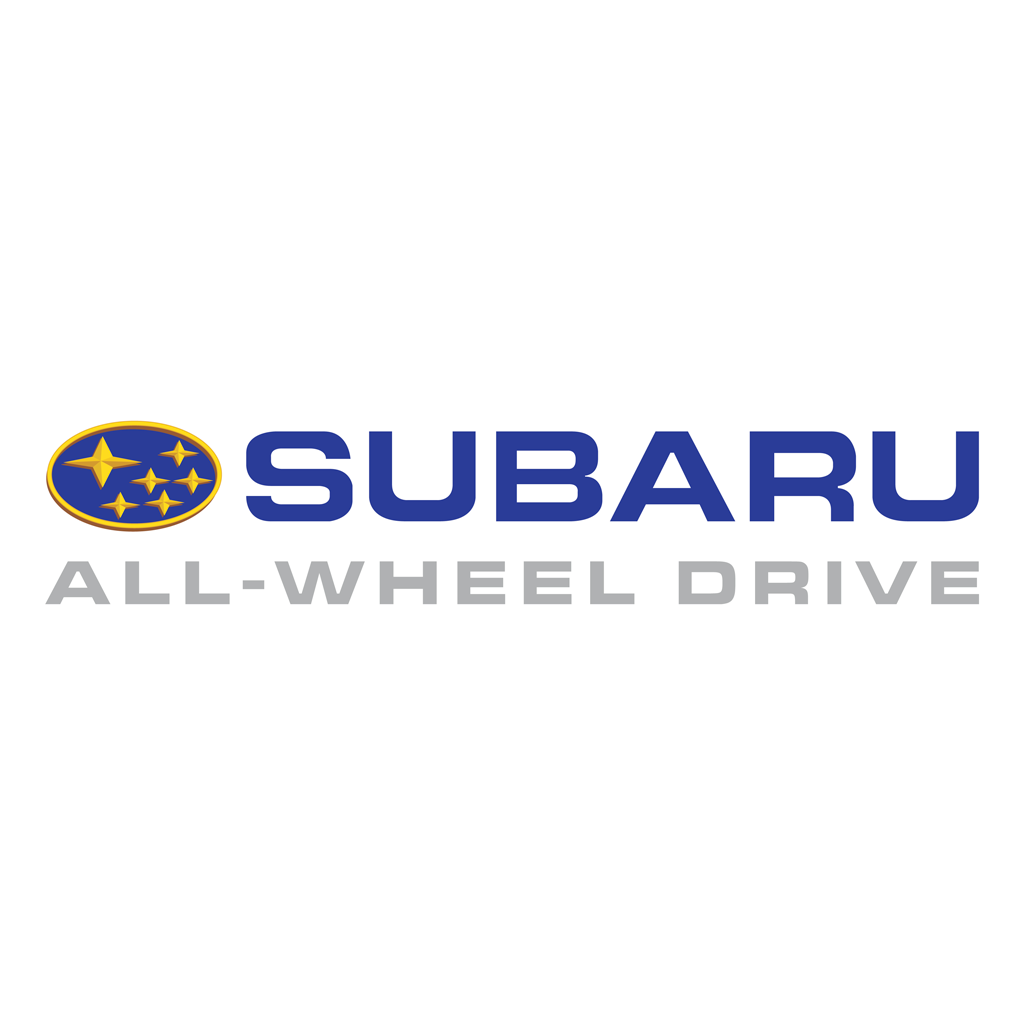 Subaru ALL-WHEEL DRIVE logotype, transparent .png, medium, large