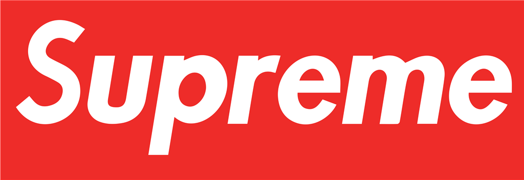 Supreme logotype, transparent .png, medium, large