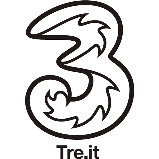 Three it logo black logo SVG logo