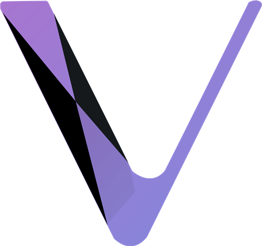 VeChain coin logo SVG logo