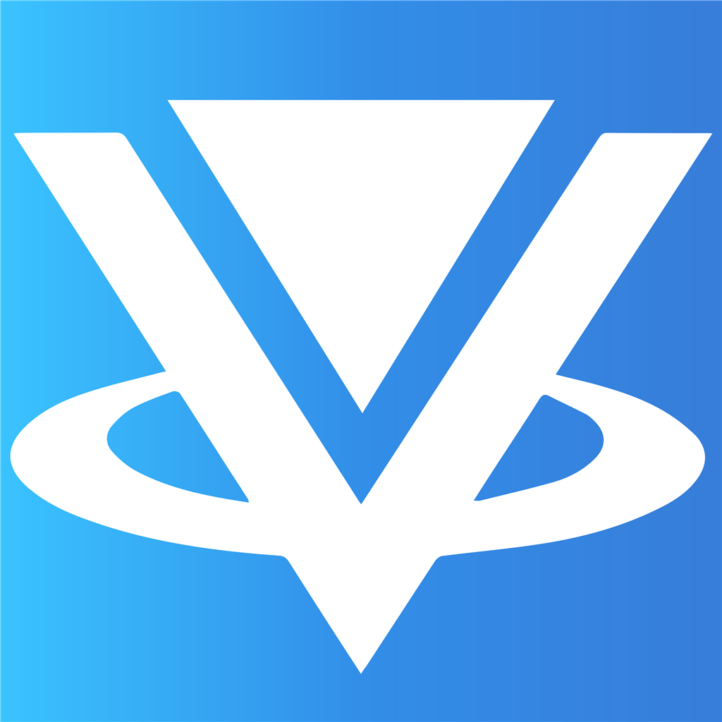 Vibe coin logotype, transparent .png, medium, large