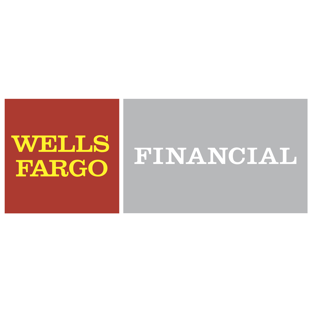 Wells Fargo Financial logotype, transparent .png, medium, large