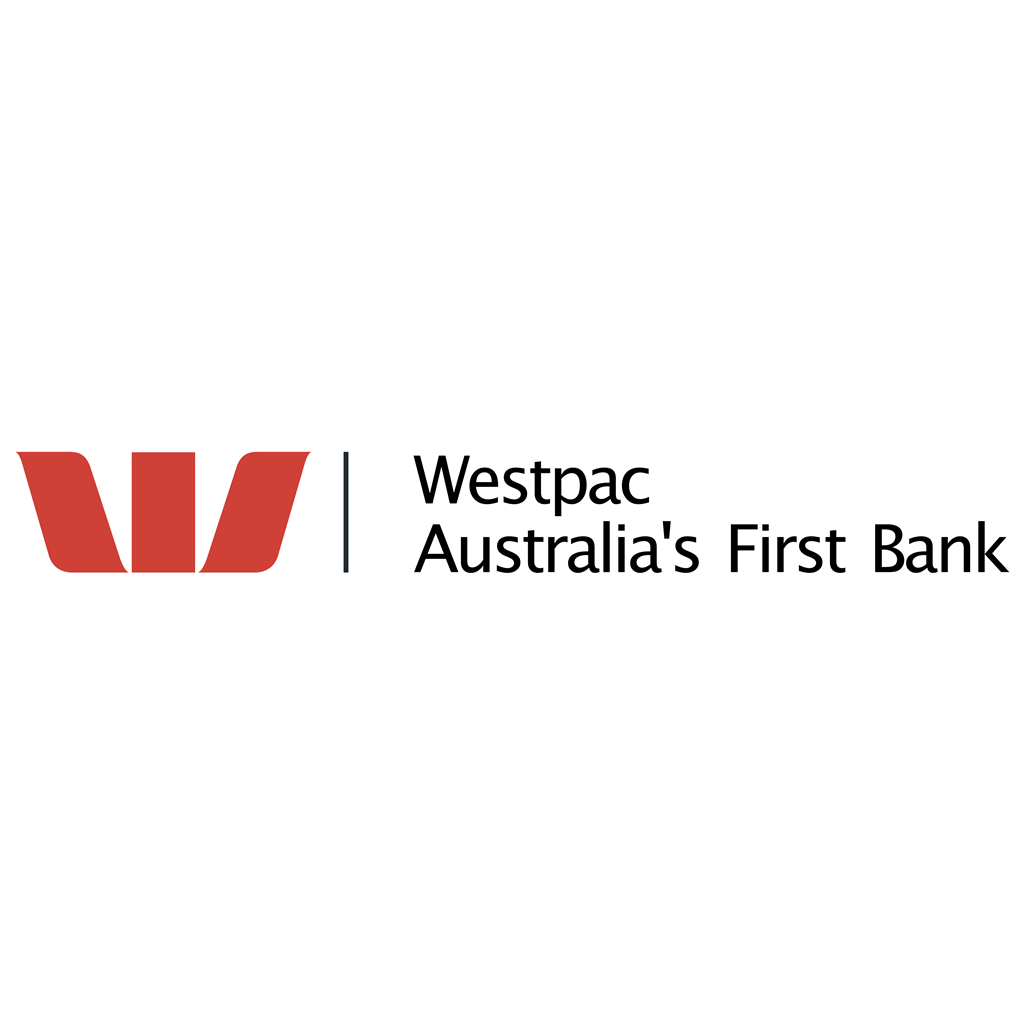 Westpac logotype, transparent .png, medium, large