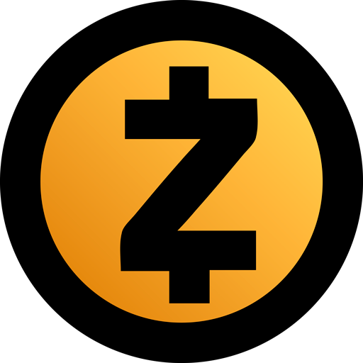 Zcash gold logo SVG logo