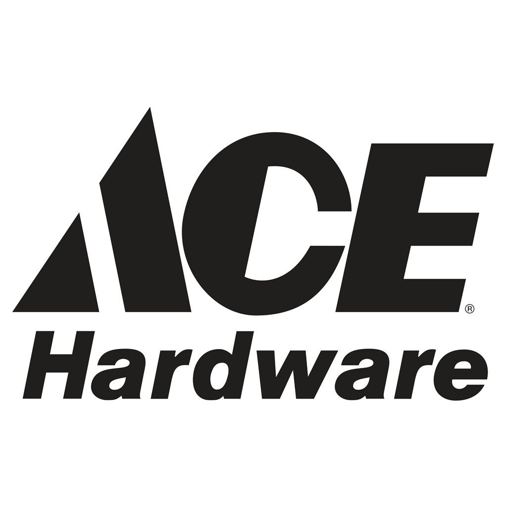 Ace Hardware logotype, transparent .png, medium, large