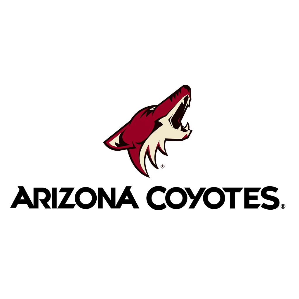 Arizona Coyotes logotype, transparent .png, medium, large