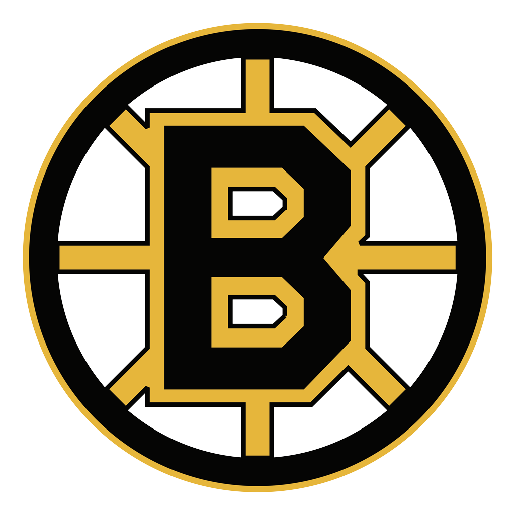 Boston Bruins logotype, transparent .png, medium, large