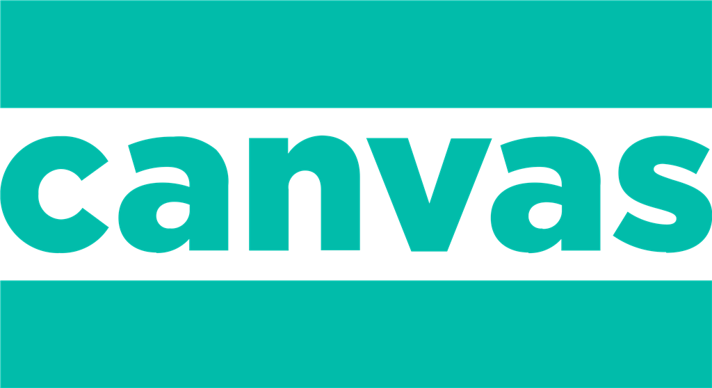 Canvas logotype, transparent .png, medium, large