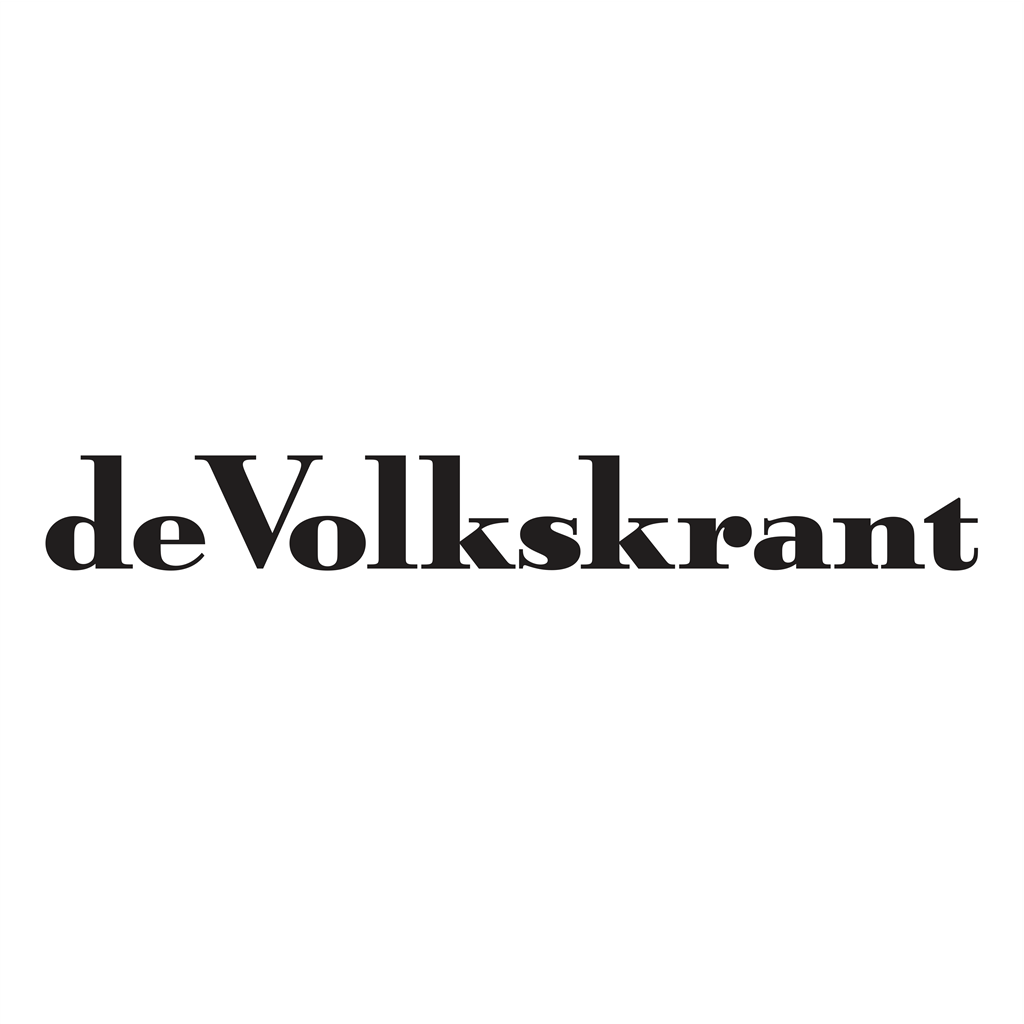 de Volkskrant logotype, transparent .png, medium, large