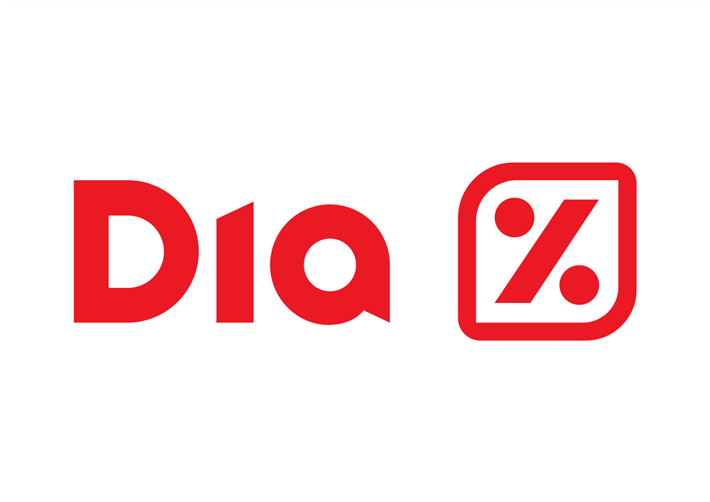 Dia (supermarket) logotype, transparent .png, medium, large