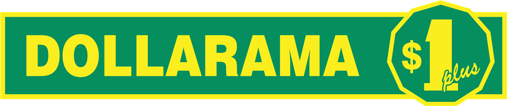 Dollarama logotype, transparent .png, medium, large