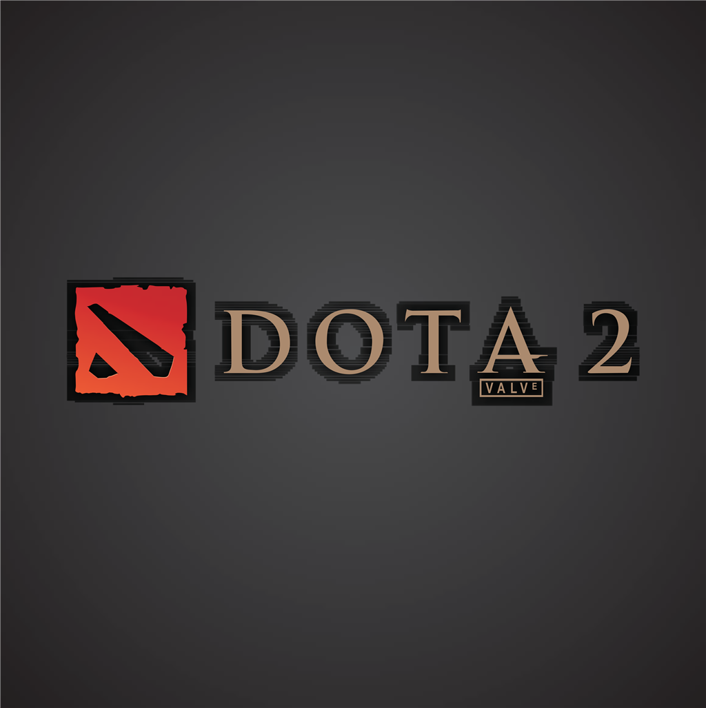 Dota 2 logotype, transparent .png, medium, large