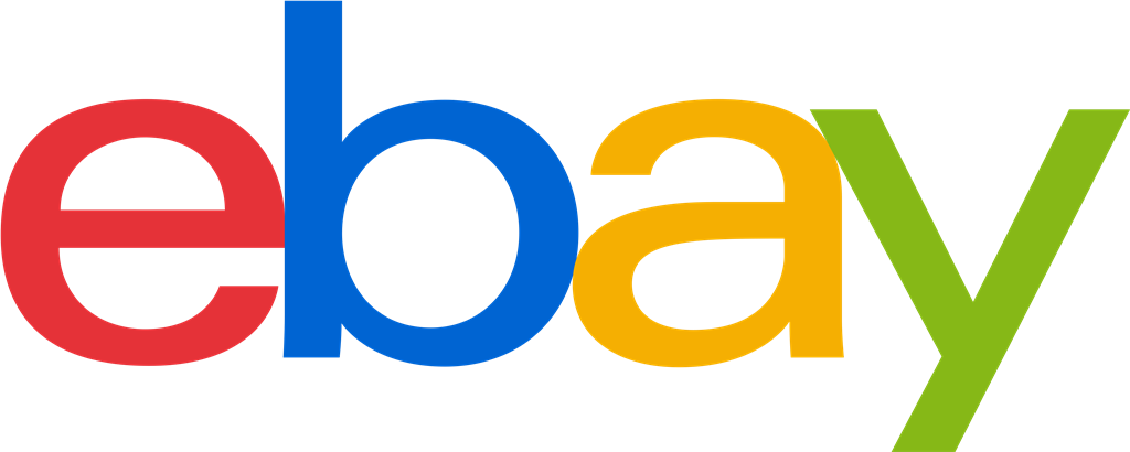 eBay logotype, transparent .png, medium, large