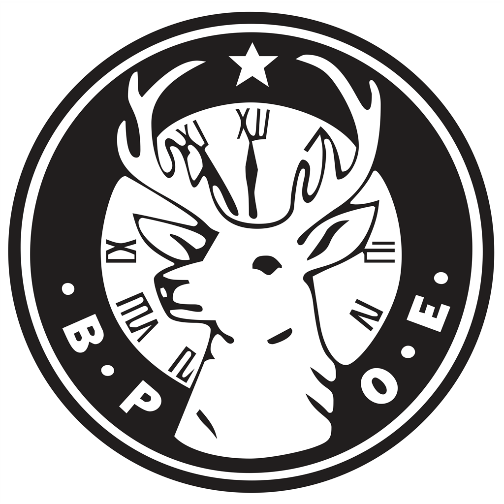 ELKS Club logotype, transparent .png, medium, large