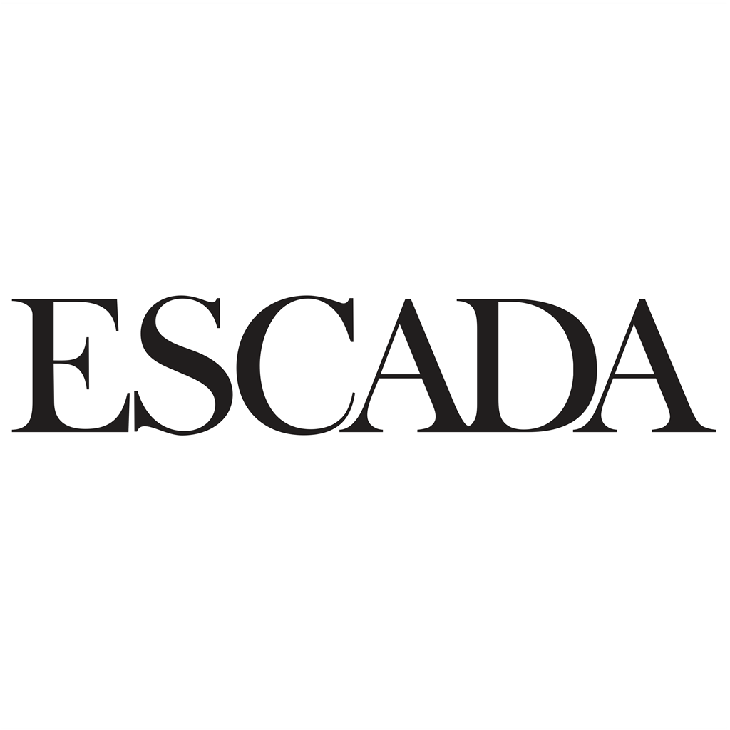 Escada logotype, transparent .png, medium, large