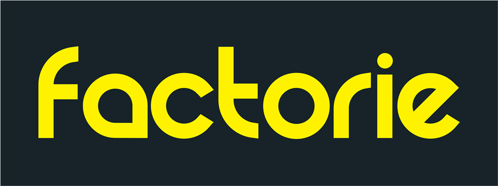 Factorie logotype, transparent .png, medium, large