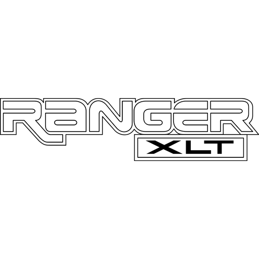 Ford RANGER XLT logo SVG logo