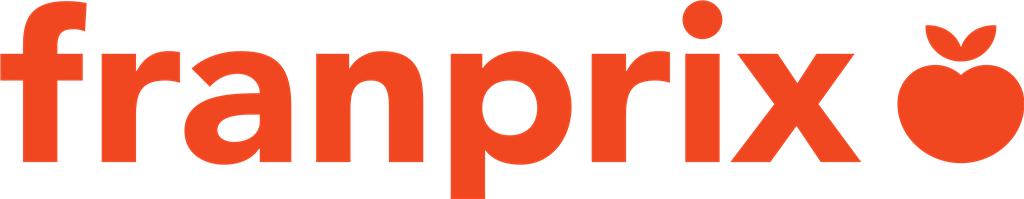 Franprix logotype, transparent .png, medium, large