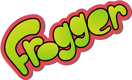 Frogger logo SVG logo