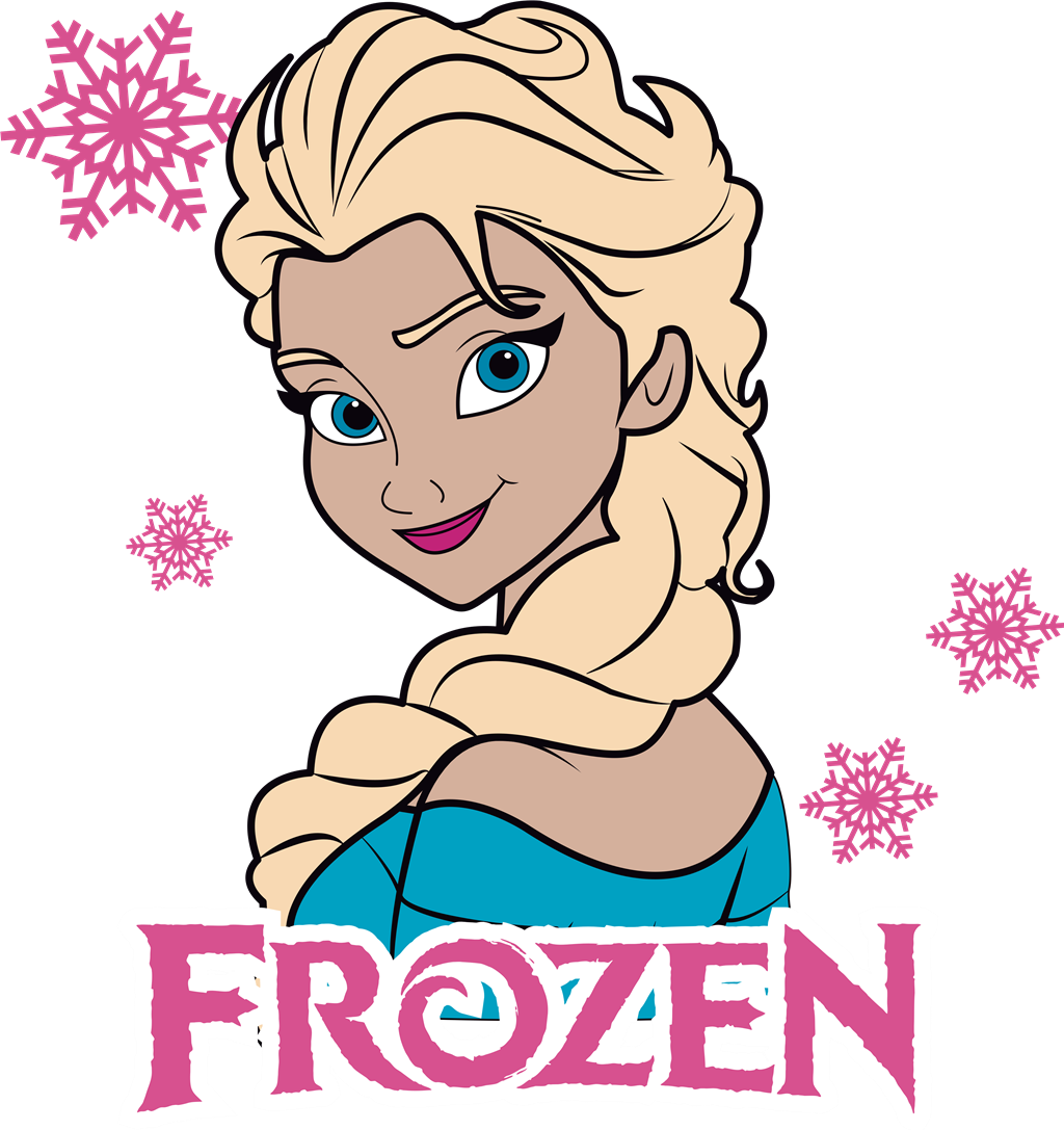 Frozen logotype, transparent .png, medium, large