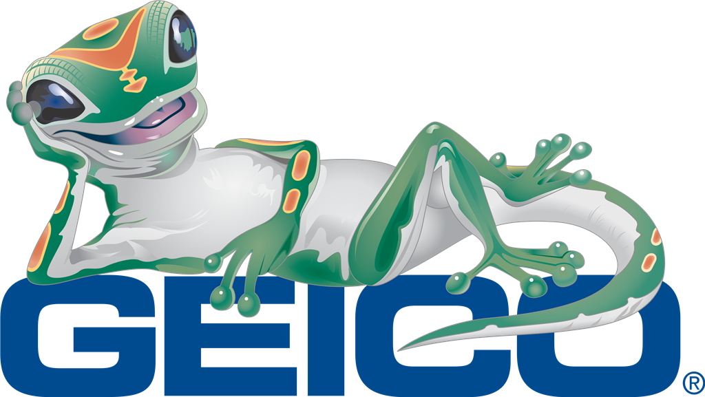 Geico logotype, transparent .png, medium, large