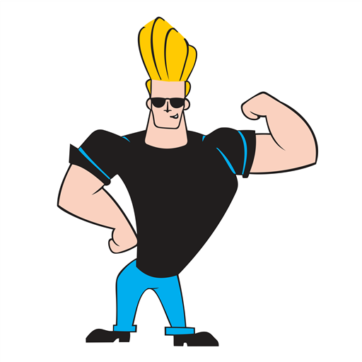 Johnny Bravo logo SVG logo