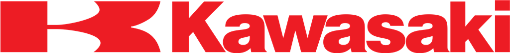 Kawasaki logotype, transparent .png, medium, large