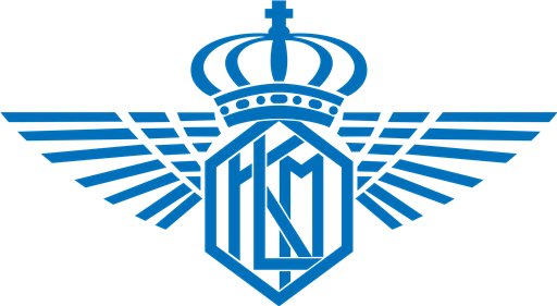 KLM logo SVG logo