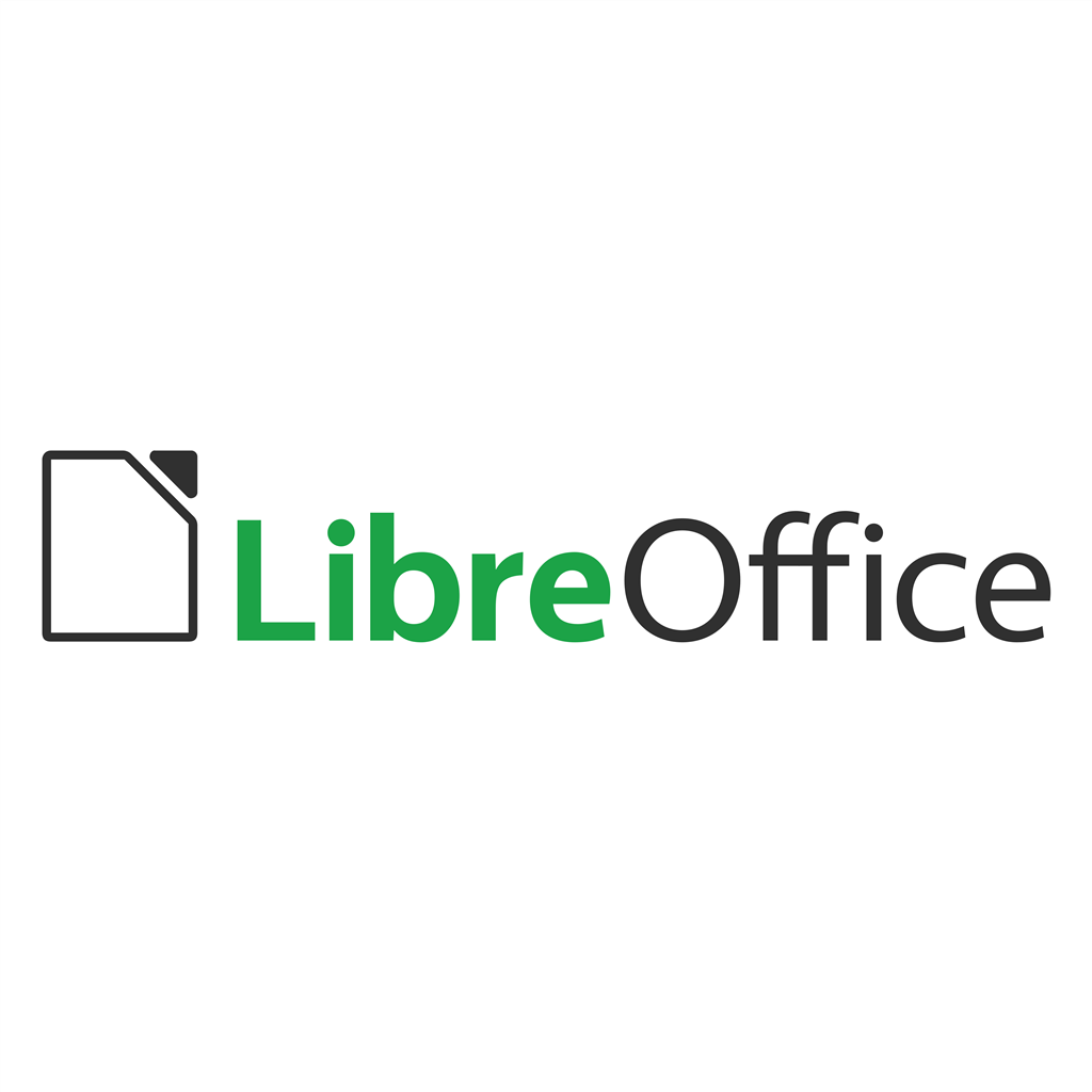 LibreOffice logotype, transparent .png, medium, large