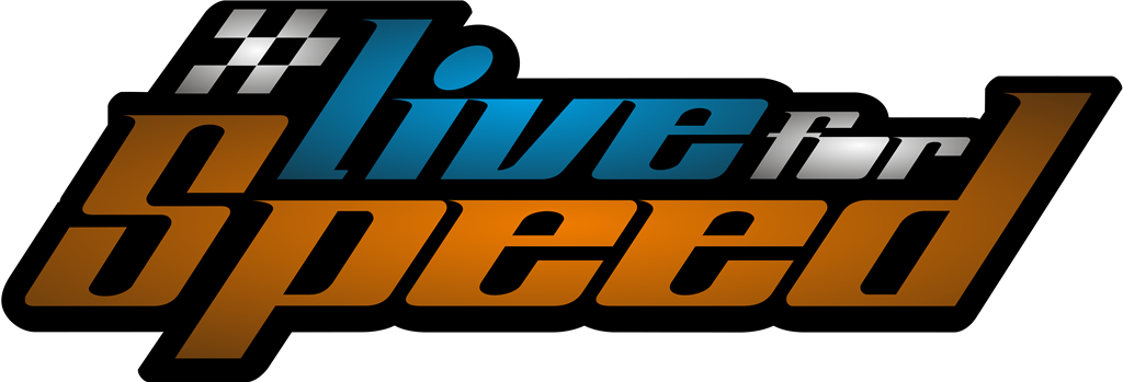 Live For Speed logotype, transparent .png, medium, large